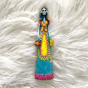Dia De Los Muertos Mexican Sugar Skull Mother Child Neon Figure from Mexico